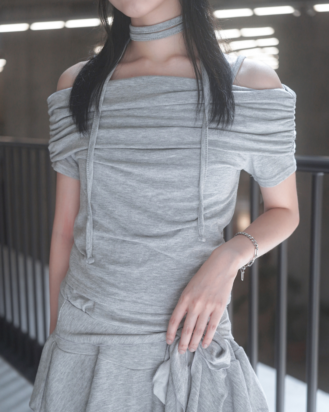 Layered Neckline Top