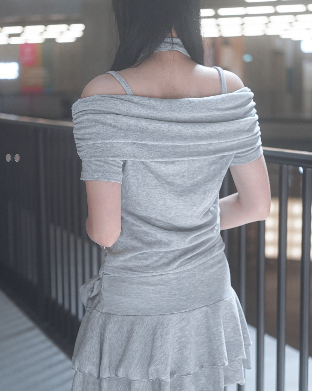 Layered Neckline Top
