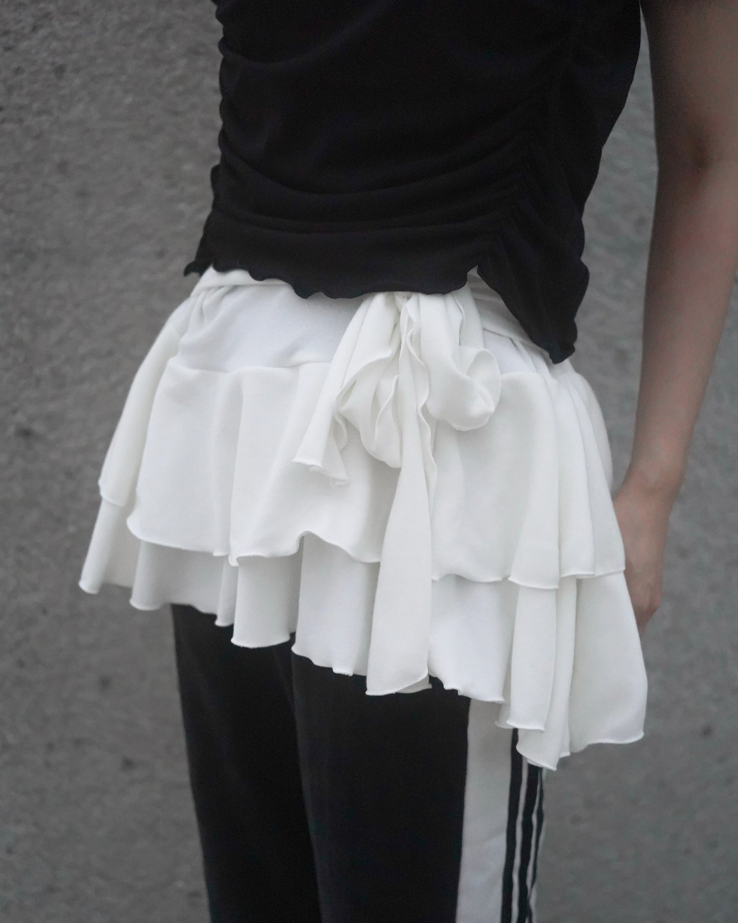 (SAMPLE SALE) Balletcore Ruffle Dress (Black)