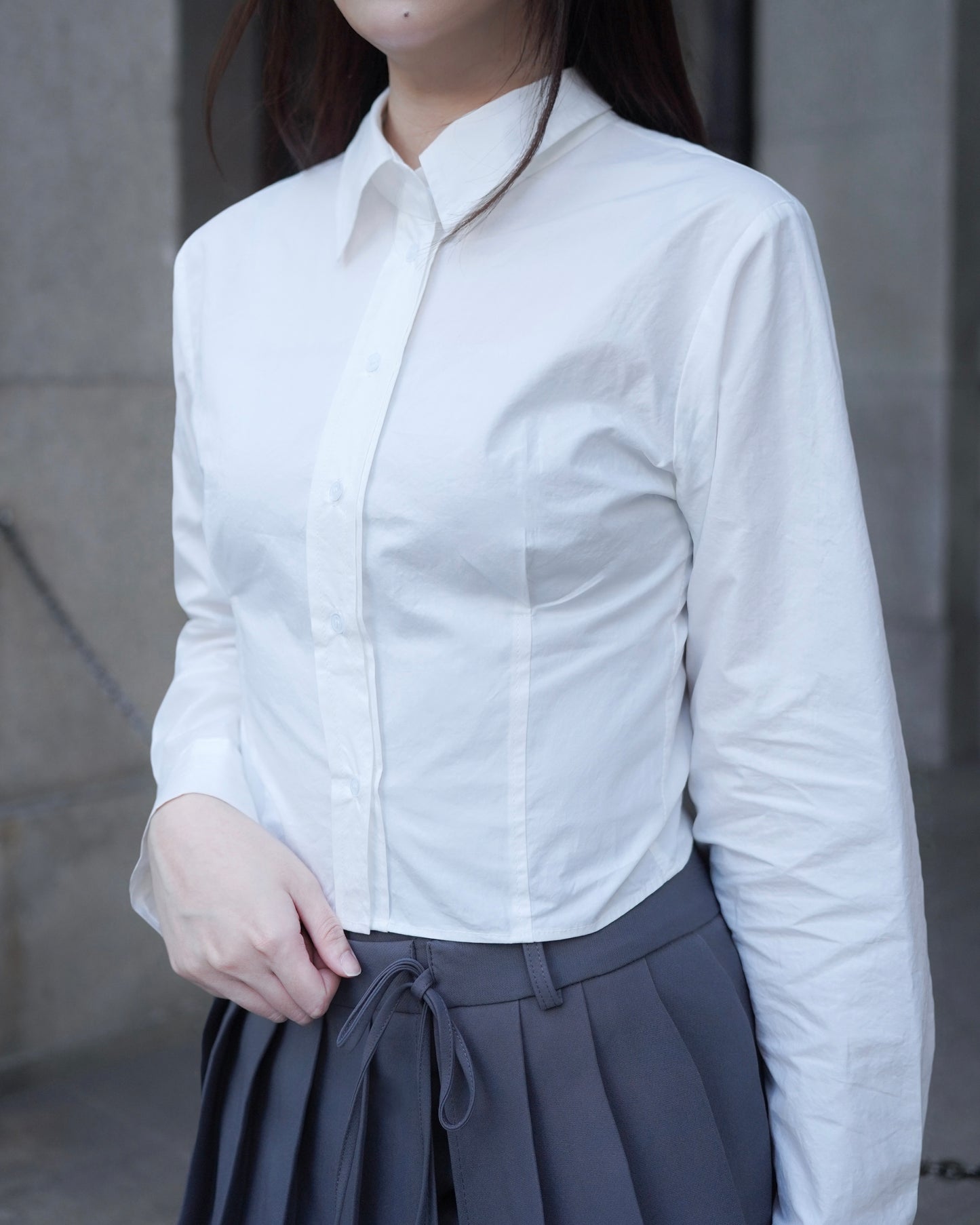 (SAMPLE SALE) Design Crop Blouse