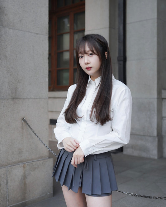 (SAMPLE SALE) Design Crop Blouse