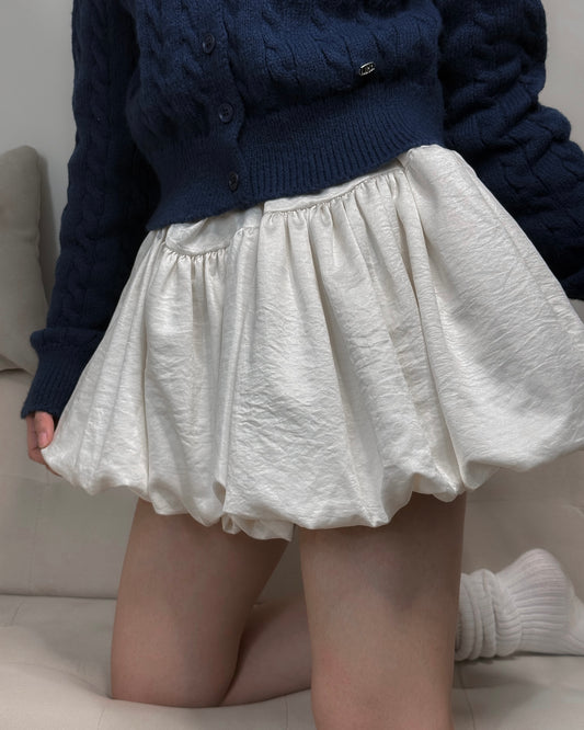 (SAMPLE SALE) Balloon Volume Mini Skirt
